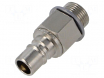 Splice terminal: plug | Thread: G 3/8" external | 9mm
