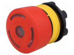 Switch: emergency stop | 22mm | Stabl.pos: 2 | NC | red | LED | 5A/250VAC