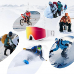 Other goods Qunature  Qunature White Ski Goggles for Adults - White