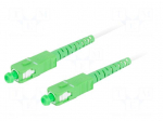 Fiber patch cord | SC/APC,both sides | 25m | 9/125um | LSZH | green