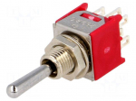 Switch: toggle | Pos: 3 | DP3T | ON-OFF-ON | 3A/125VAC | 3A/28VDC