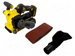 Belt sander | battery | 18VDC | Features: adjustment rotary speed