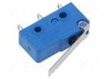 Microswitch SNAP ACTION | with lever | SPDT | 5A/250VAC | OFF-(ON)