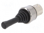 Switch: joystick | Stabl.pos: 1 | 22mm | black | Illumin: none | IP67