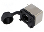 Connector: RJ45 | socket | Cat 5e | shielded,with cover | 8p8c | THT