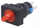 Switch: rotary | Pos: 2 | SPDT | 3A/220VAC | 2A/24VDC | -20&divide;55&deg;C | 50m&Omega;