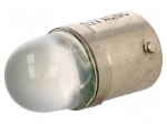 LED lamp | white | BA15S | 12VDC | 12VAC