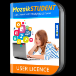 Mozaik STUDENT license for all platform, for one student, 1 year
