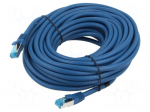 Patch cord | S/FTP | Cat: 5e | RJ45 plug,both sides | wire | OFC | 12m