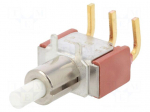 Switch: push-button | Pos: 2 | SPDT | 1A/120VAC | 1A/28VDC | OFF-(ON)
