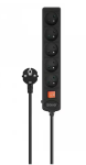 Savio LZ-16 Power Strip 5 ligzdas 1.8m