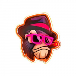 LED Neon light sign - ART GANGSTA MONKEY