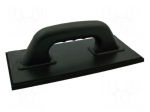Finishing trowel | with rubber | L: 170mm | W: 130mm | Thk: 8mm