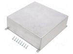 Enclosure: shielding | X: 190.5mm | Y: 190.5mm | Z: 66.5mm | aluminium