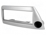 Radio mounting frame | Ford | 1 DIN | silver