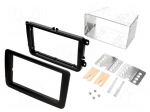Radio mounting frame | Seat,&Scaron;koda,VW | 2 DIN | black