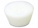 Sponge | &Oslash;30x25mm | 2pcs | white | Mounting: bur