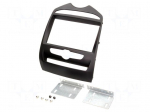 Radio mounting frame | Hyundai | 2 DIN | matt black