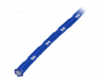 Rope | polypropylene | &Oslash;rope: 5mm | L: 100m | with a core | blue