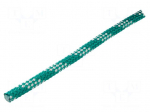Rope | polypropylene | &Oslash;rope: 12mm | L: 25m | with a core | green