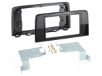Radio frame | Honda | 2 DIN | black gloss