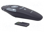 Presenter | black | USB A plug | 2.4GHz | 10m