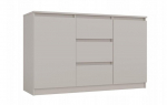 CHEST OF DRAWERS WITH 2 DOORS AND 3 DRAWERS, CASHMERE COLOUR