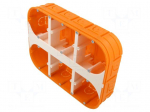 Enclosure: junction box | X: 152mm | Y: 210mm | Z: 50mm | orange
