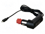 Automotive/main power supply | USB micro plug | 2A | 5V/2.1A | black