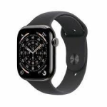 Apple Watch Series 11&Acirc; GPS + Cellular 42mm&Acirc; Natural Titanium Case with Stone Grey Sport Band - S/M