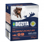 BOZITA Meat chunks with salmon in jelly &ndash; wet dog food &ndash; 370 g
