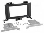 Radio frame | Mercedes,VW | 2 DIN | black