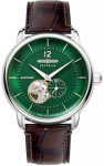 ZEPPELIN LZ120 Open Heart Automatic Men&rsquo;s Watch 8166-4 / silver