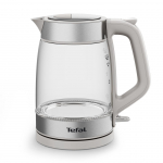 TEFAL Kettle | KI605B30 | 2200 W | Electric | 1.7 L | Glass | 360&deg; rotational base | Grey