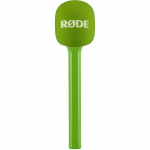 Rode Microphones Interview GO, green microphone, adapter
