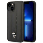 Karl Lagerfeld KLHCP14SPSQPK Puffy Ikonik Pin Hardcase for iPhone 14/15/13 6,1" / black