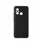 Fusion Elegance Fibre silikona aizsargapvalks Xiaomi Redmi 12c | Redmi 11a melns