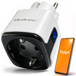 Qoltec Smart Wi-Fi Socket 16A | Timer | Energy meter | Tuya | Smart Life | Amazon Alexa | Google assistant
