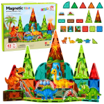 M&auml;nguala | PC | Konsoolid | Tarvikud // Harivad m&auml;nguasjad | Interaktiivsed | Loomingulised | Kunstilised // Klocki Magnetyczne Konstrukcyjne Dinozaury Wulkan Kolorowe 43 el.