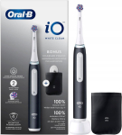 Oral-B toothbrush, white and black + cover