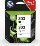 HP No.303 Ink Black Tricolor 3YM92AE