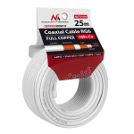 Juhtmed // Koaksiaalkaablid // Kabel  koncentryczny Maclean, Przew&oacute;d  antenowy satelitarny, RG6 1.02CU+4.8FPE+CU/P+32*0.12CU+6.8PVC, 25M, MCTV-470