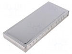 Enclosure: shielding | X: 68mm | Y: 161mm | Z: 17mm | steel