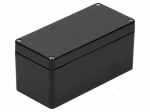 Enclosure: multipurpose | X: 75mm | Y: 160mm | Z: 75mm | polyester | black