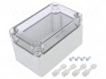 Enclosure: multipurpose | X: 75mm | Y: 125mm | Z: 75mm | MPC | light grey