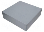 Enclosure: multipurpose | X: 401mm | Y: 406mm | Z: 120mm | EURONORD | grey