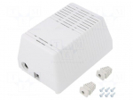 Enclosure: for power supplies | X: 97mm | Y: 137mm | Z: 67mm | ABS | grey