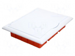 Enclosure: for modular components | IP40 | white | No.of mod: 24