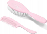 Accessories, strollers for children babyono BabyOno Baby brush and comb pink Baby Ono