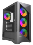 Computer case Gembird Fornax 900 ARGB Black